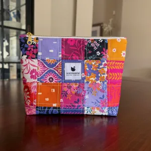 Happy Florals Patchwork Pouch