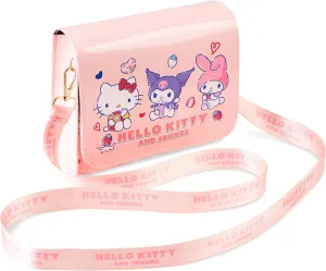 Hello Kitty Girls Teenagers Handbag, Crossbody Shoulder Bag with Adjustable Strap Fashion Travel Women Girls Gifts (Pink)