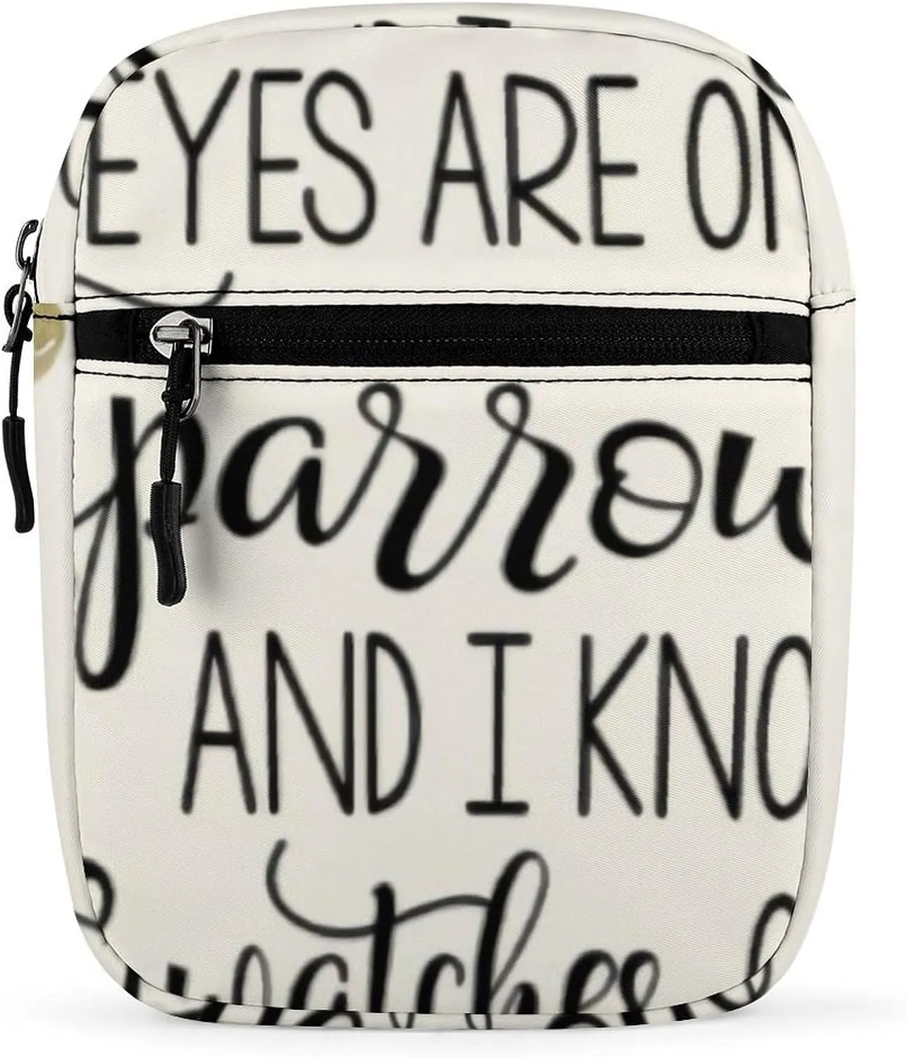 'His Eyes Are on The Sparrow Crossbody Bag Small Shoulder Bag Waterproof, Lightweight And Convenient