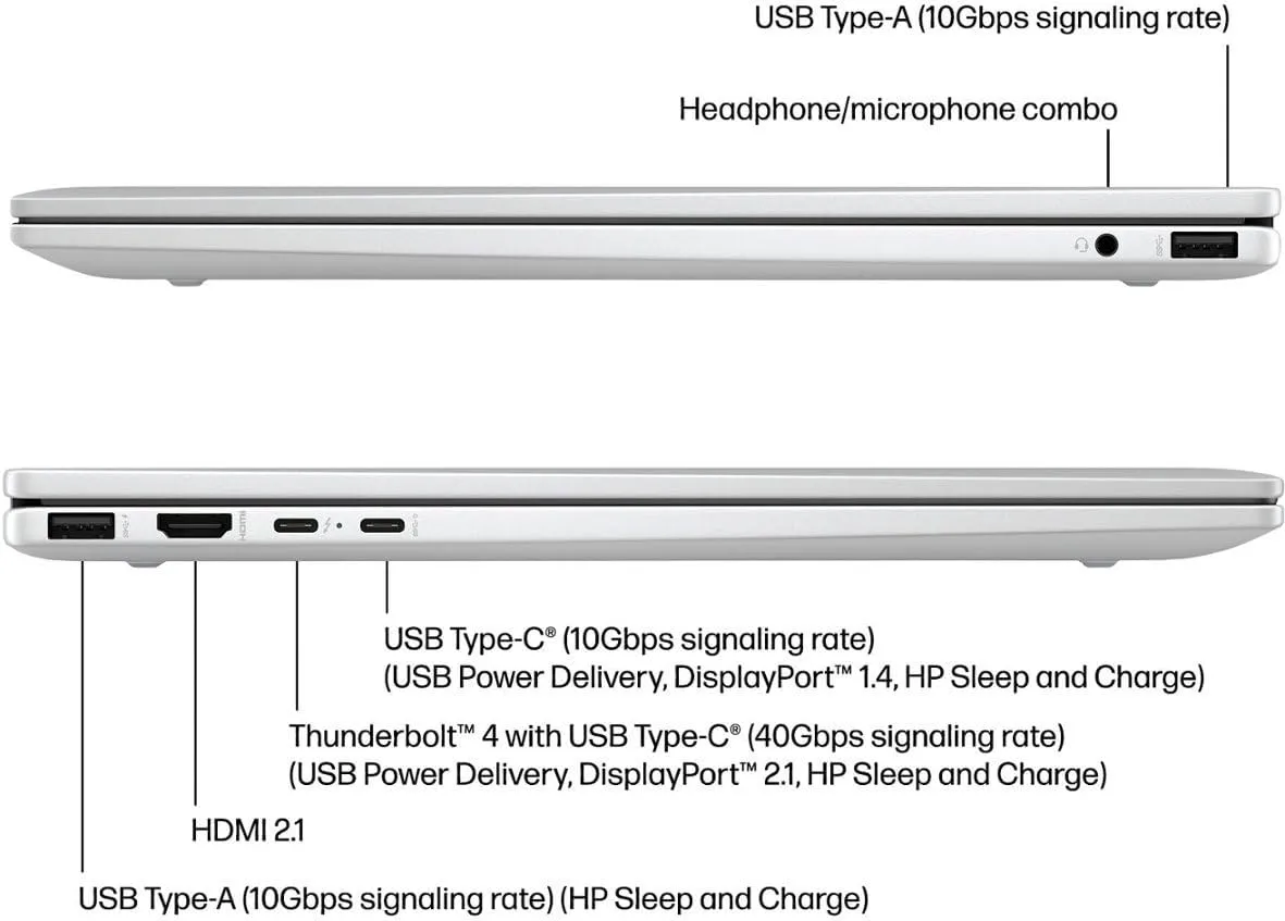 HP Envy x360 2-in-1 16" WUXGA (1920x1200) IPS Touchscreen Laptop | Intel Ultra 7 155U 12-Core | Intel Iris Xe Graphics | Backlit Keyboard | Thunderbolt 4 | Wi-Fi 6E | 16GB LPDDR5 1TB SSD | Win11 Home