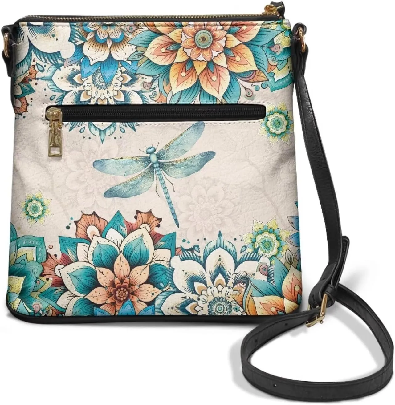 HUGS IDEA Crossbody Bag for Women Leather Handbag Sling Bag Large Hobo Bag Cell Phone Bag