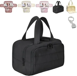 Humidity Travel Cosmetic Bag, Humidityt Large Capacity Wide-Open Travel Cosmetic Bag, Lightweight Toiletry Organizer for Traveling (Z)