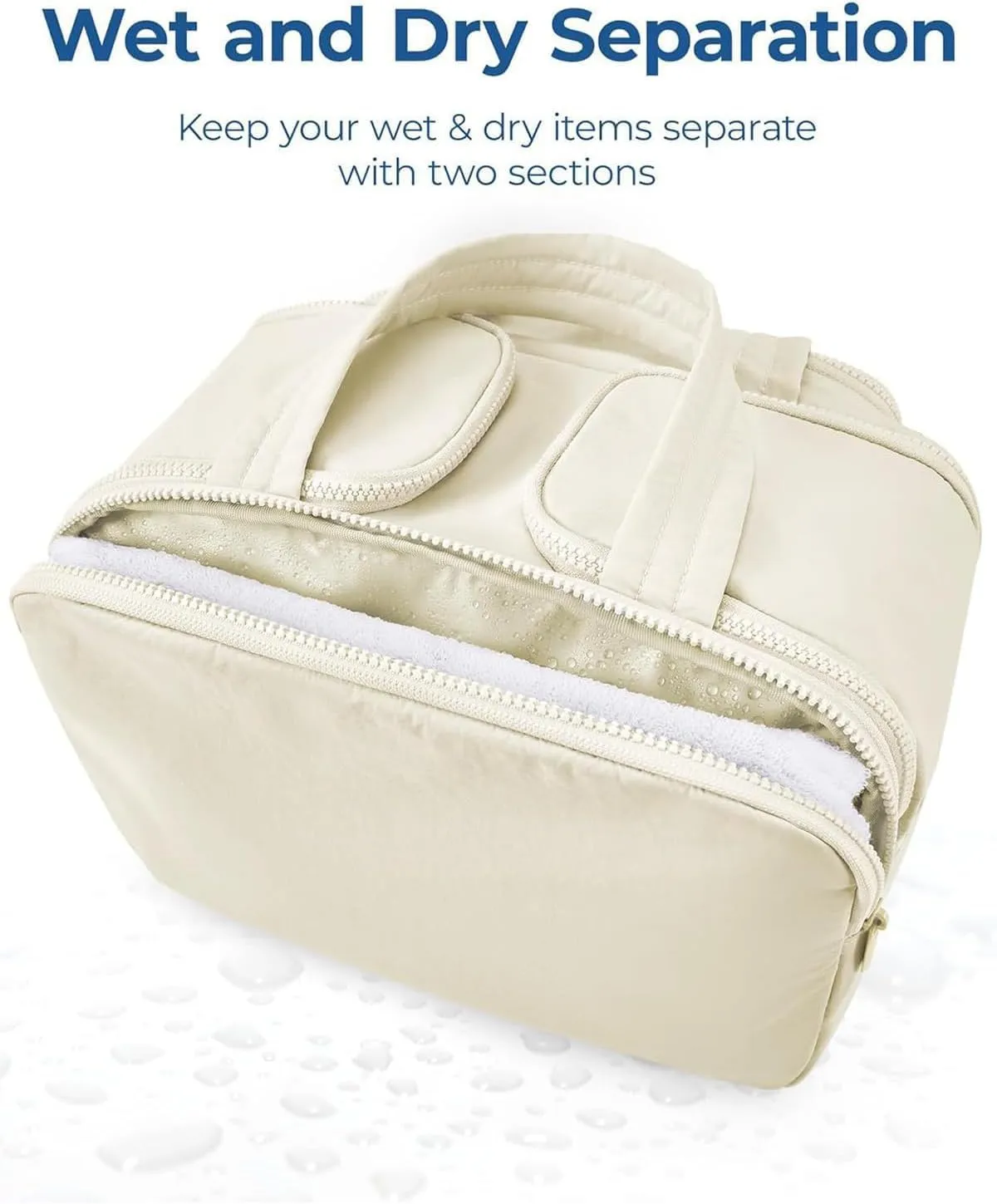 Humidity Travel Cosmetic Bag, Humidityt Large Capacity Wide-Open Travel Cosmetic Bag, Lightweight Toiletry Organizer for Traveling (Z)