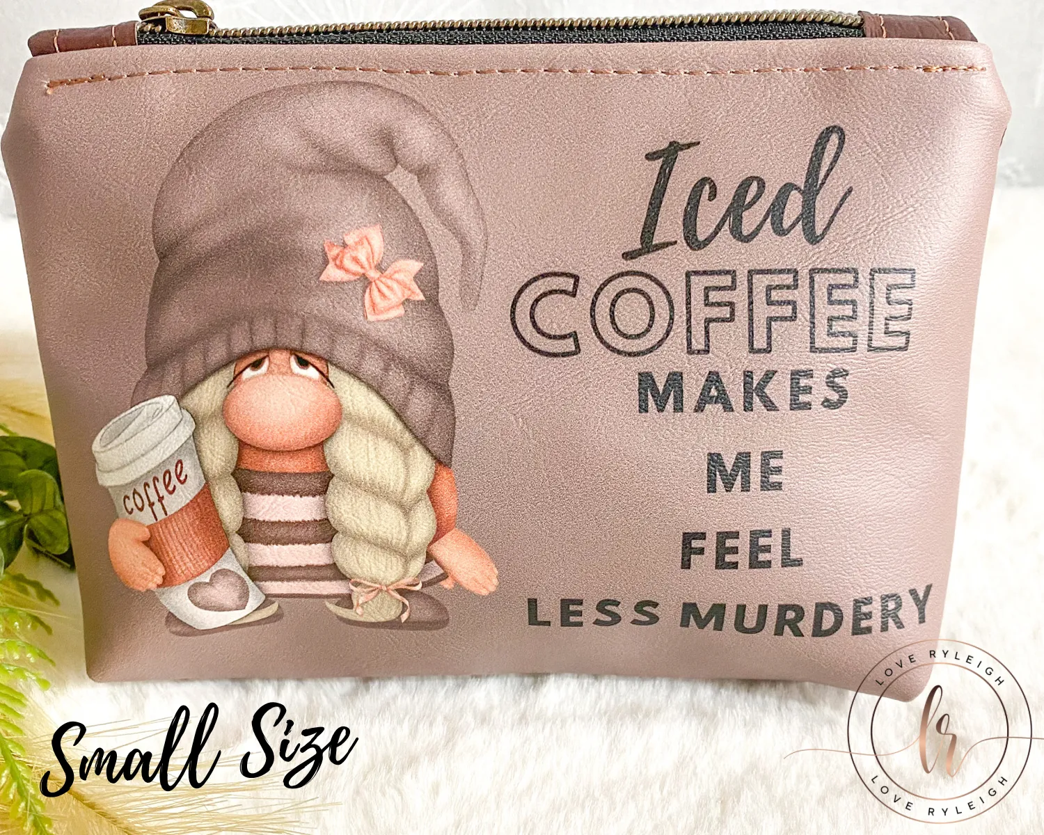 Iced Coffee Less Murdery Cosmetic/Whatever Pouch