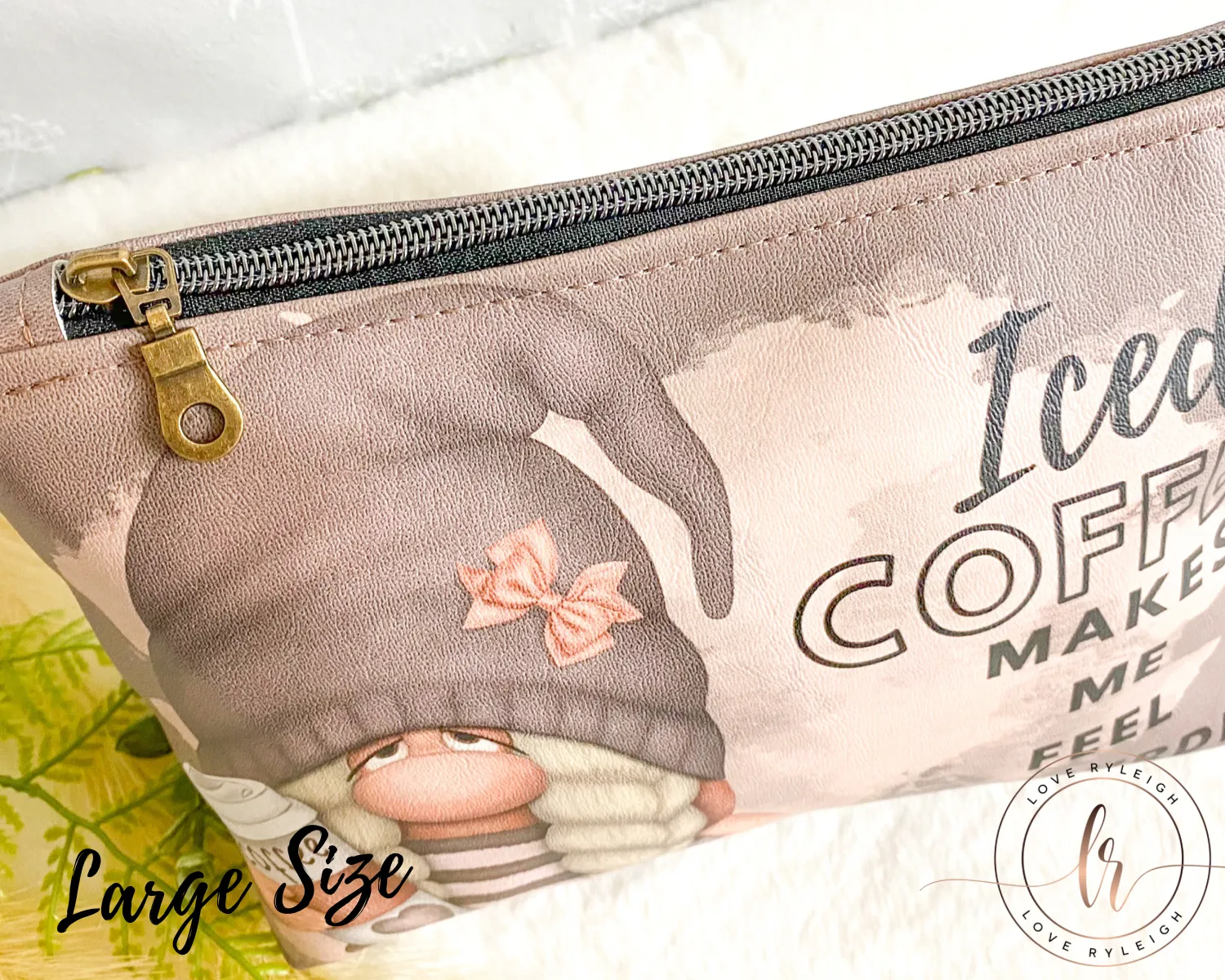 Iced Coffee Less Murdery Cosmetic/Whatever Pouch