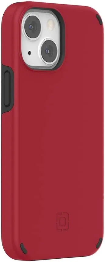 Incipio Duo Case for iPhone 13 mini – Dual-Layer Slim Protective Cover with 12ft Drop Protection, Scratch-Resistant Finish, Wireless Charging Compatible, Shockproof Lightweight Design - Salsa Red