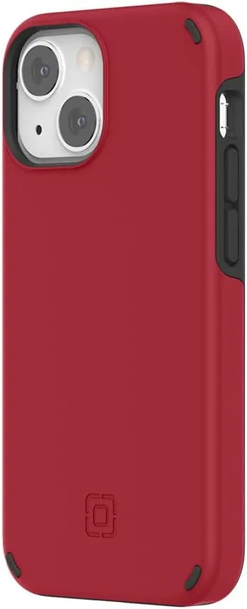 Incipio Duo Case for iPhone 13 mini – Dual-Layer Slim Protective Cover with 12ft Drop Protection, Scratch-Resistant Finish, Wireless Charging Compatible, Shockproof Lightweight Design - Salsa Red
