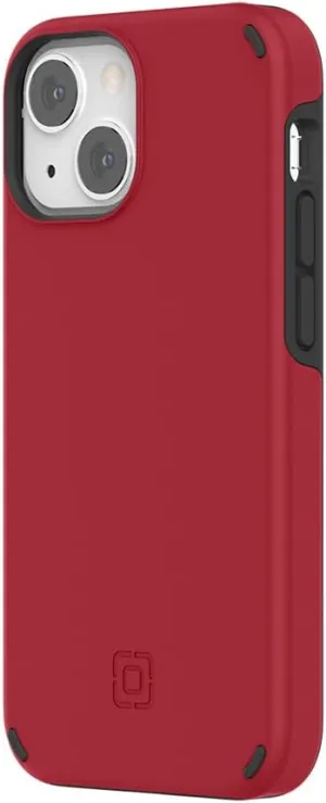 Incipio Duo Case for iPhone 13 mini – Dual-Layer Slim Protective Cover with 12ft Drop Protection, Scratch-Resistant Finish, Wireless Charging Compatible, Shockproof Lightweight Design - Salsa Red