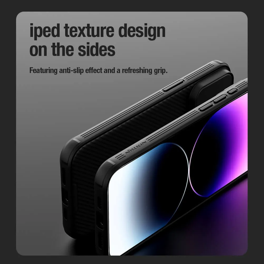 iPhone 15 Original Cam-Shield Camera Slider (Shutter) Double Layered Protection TPU   PC - Black