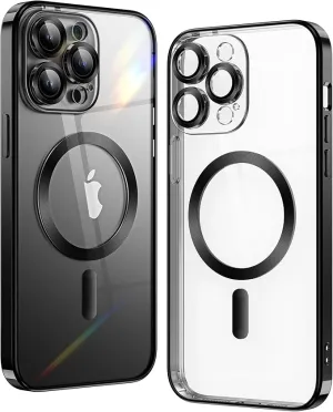 iPhone 16 Pro black Electro MagSafe Case With Camera Glass Protection