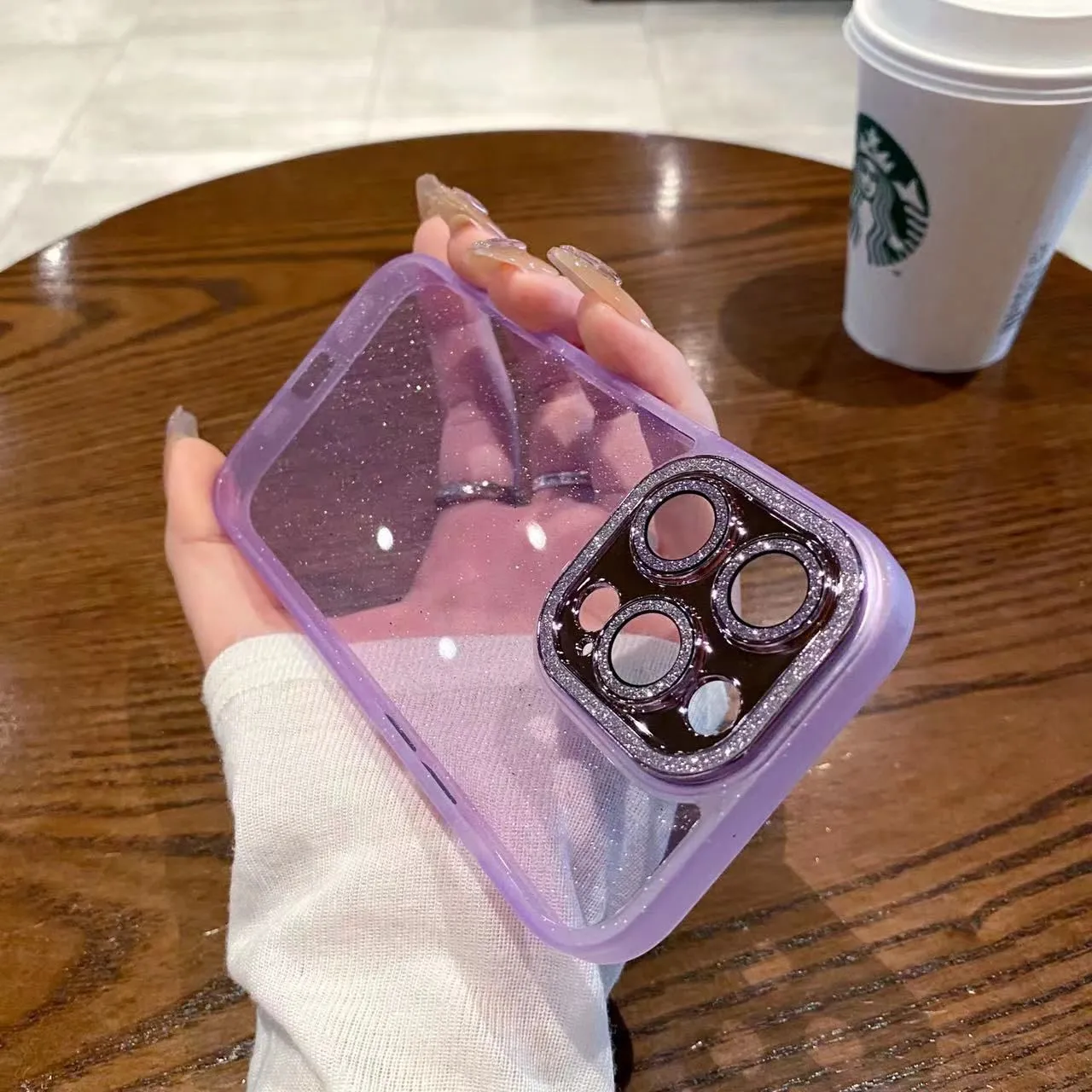 Iphone Shimmer Camera Glitter Case