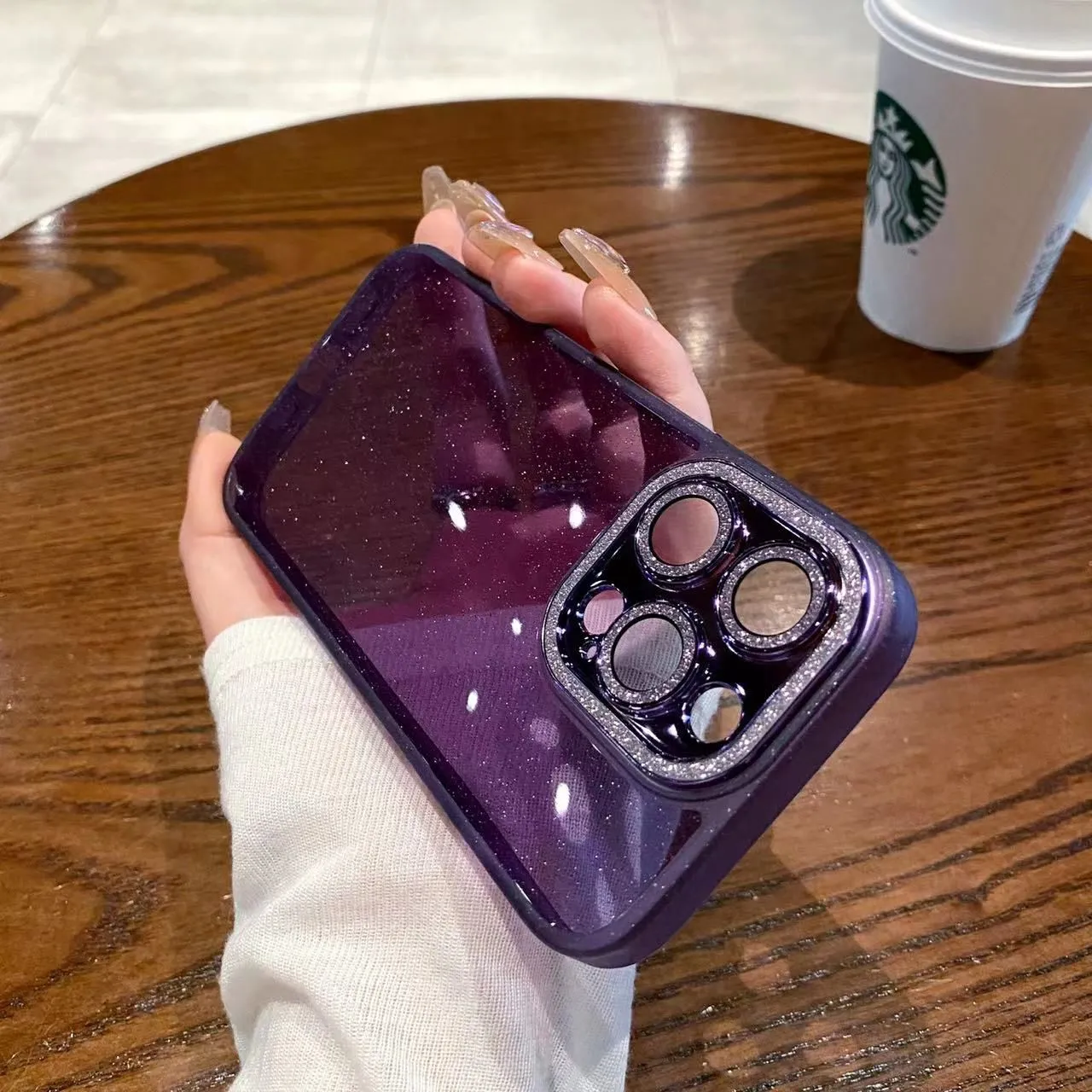Iphone Shimmer Camera Glitter Case