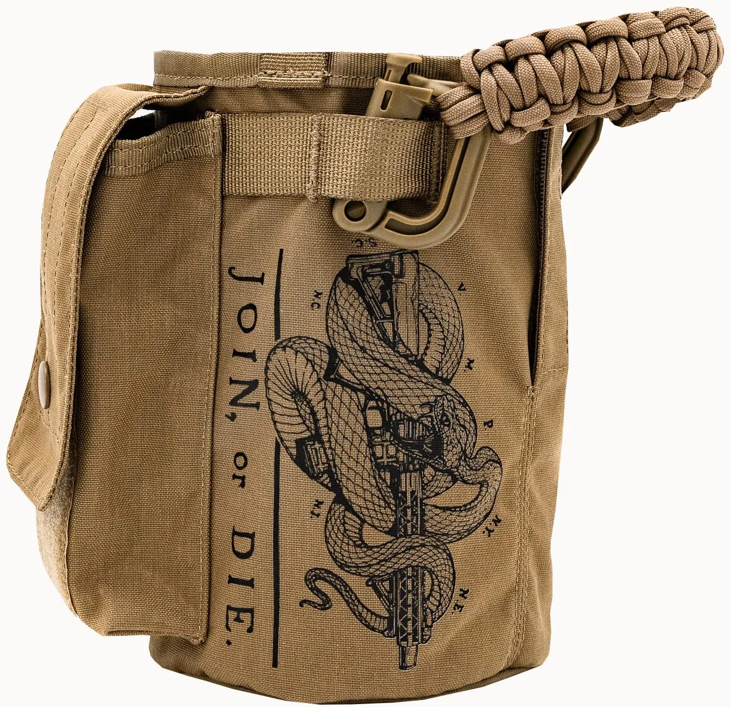 Iron InfideI Battle Bottle Sleeve - 64 oz and 32 oz Water Bottle Sleeve Only for Half Gallon 1L Steel Water Bottle | Rugged Cover with Molle for Versatile Design with Storage for Phone, Wallet & Keys