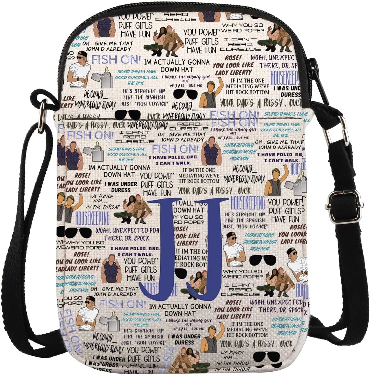 JJ Maybank Inspired Crossbody Bag North Carolina Gift OBX Gift Pogue Fans Adventure Gift