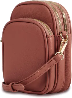 Josie Triple Zip Crossbody Bag