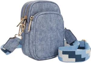 Josie Triple Zip Crossbody Bag