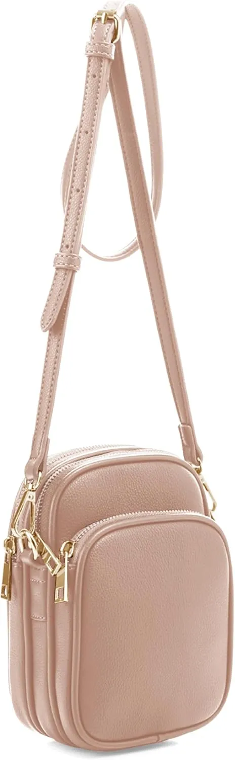 Josie Triple Zip Crossbody Bag