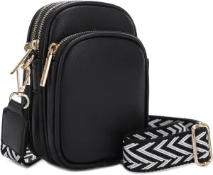 Josie Triple Zip Crossbody Bag
