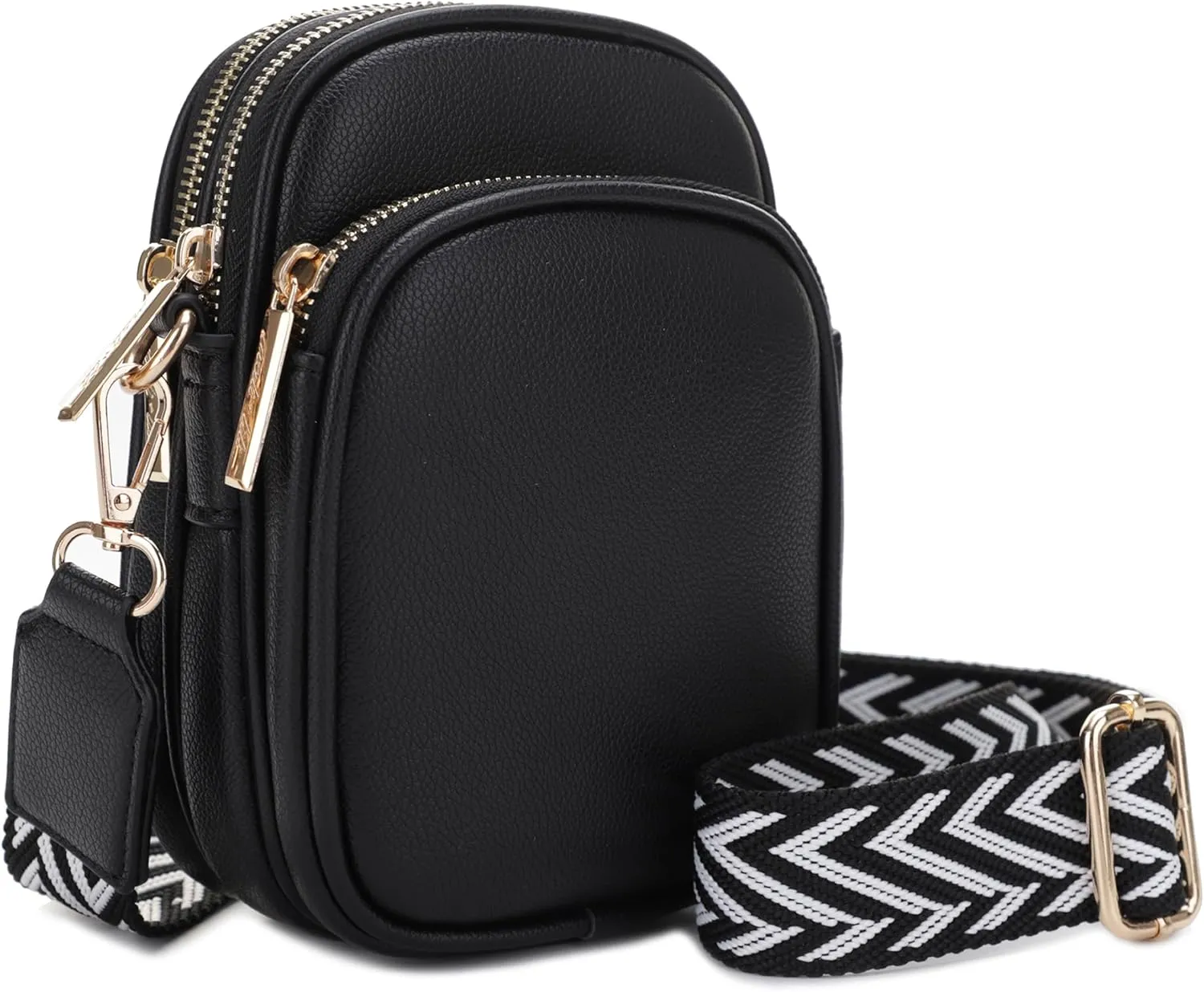 Josie Triple Zip Crossbody Bag
