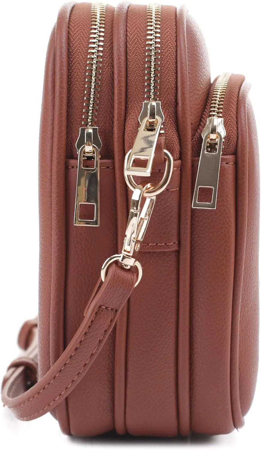 Josie Triple Zip Crossbody Bag