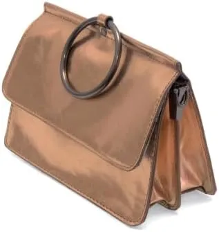 Joy Susan Women's Liquid Metal Aria Ring Crossbody Handbag Purse Bag