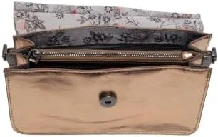 Joy Susan Women's Liquid Metal Aria Ring Crossbody Handbag Purse Bag