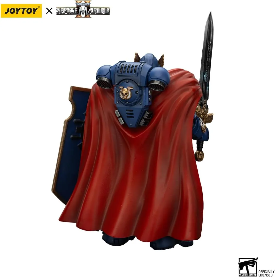 JOYTOY Warhammer 40K 5.4" 1/18 Action Figure SpaceMarine Ultramarines Victrix Honour Guard with Storm Shield and Power Sword