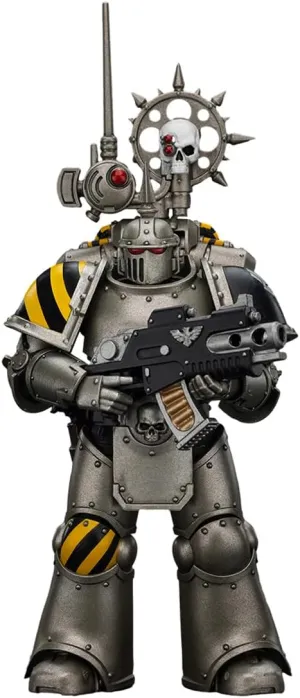 JOYTOY Warhammer The Horus Heresy 1/18 Action Figure 5.4" lron Warriors MKlIl Tactical Legionary with Nuncio-vox