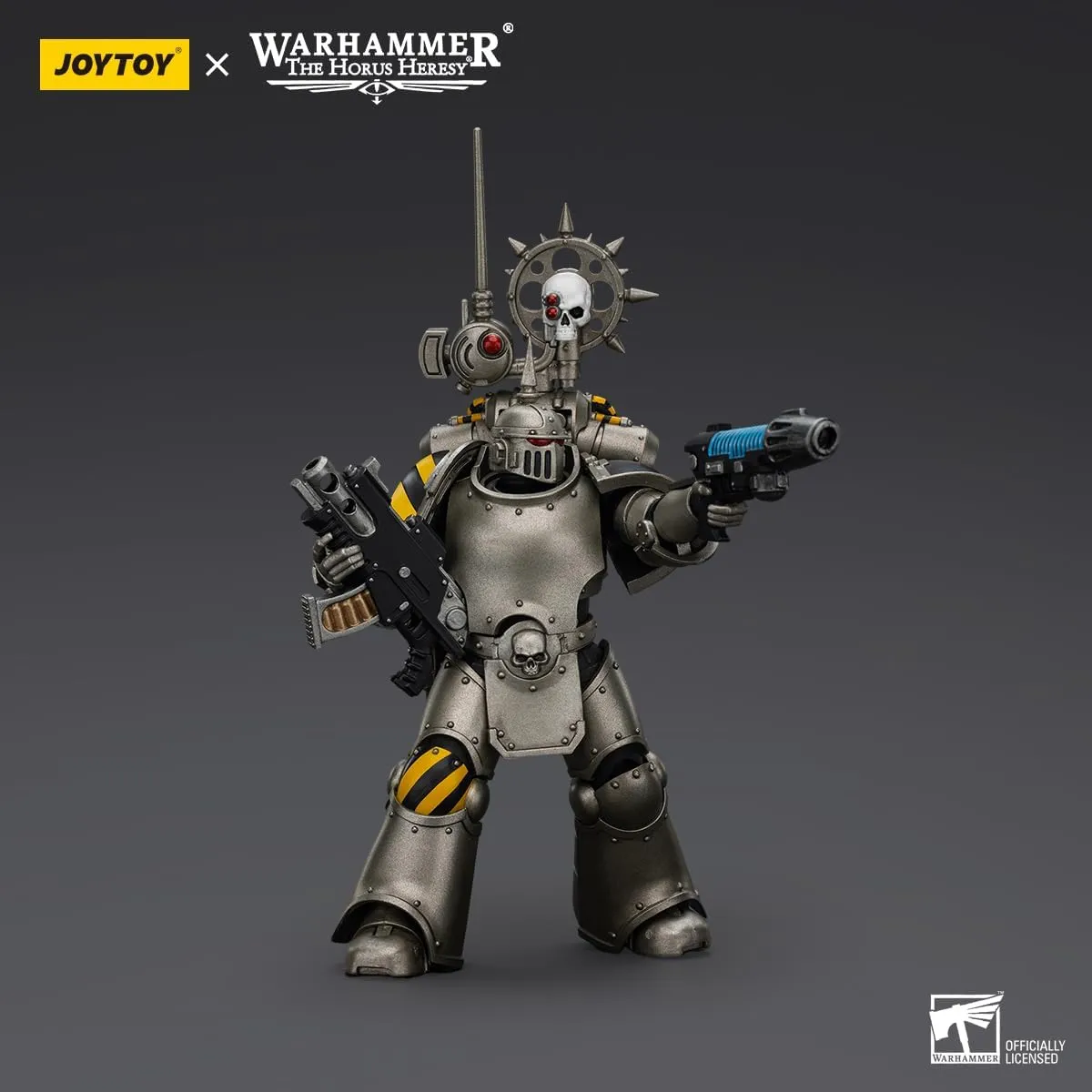 JOYTOY Warhammer The Horus Heresy 1/18 Action Figure 5.4" lron Warriors MKlIl Tactical Legionary with Nuncio-vox