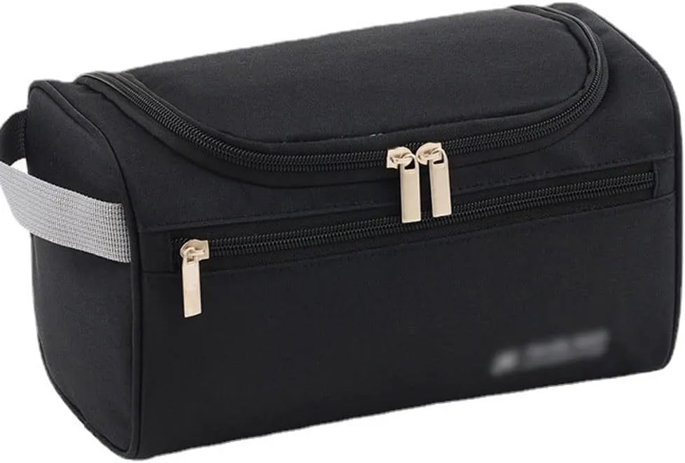JSEIAJB Women Bath Cosmetic Bag Hanging Travel Makeup Case Casual Necessaries Organizer Storage Pouch Toiletry Bag(Blue)