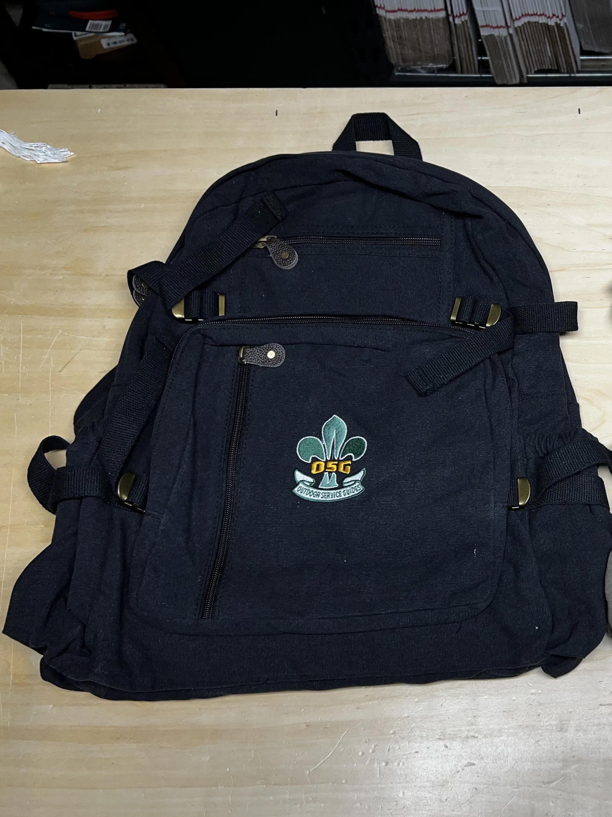 Jumbo Backpack, Vintage Canvas w/ OSG Logo