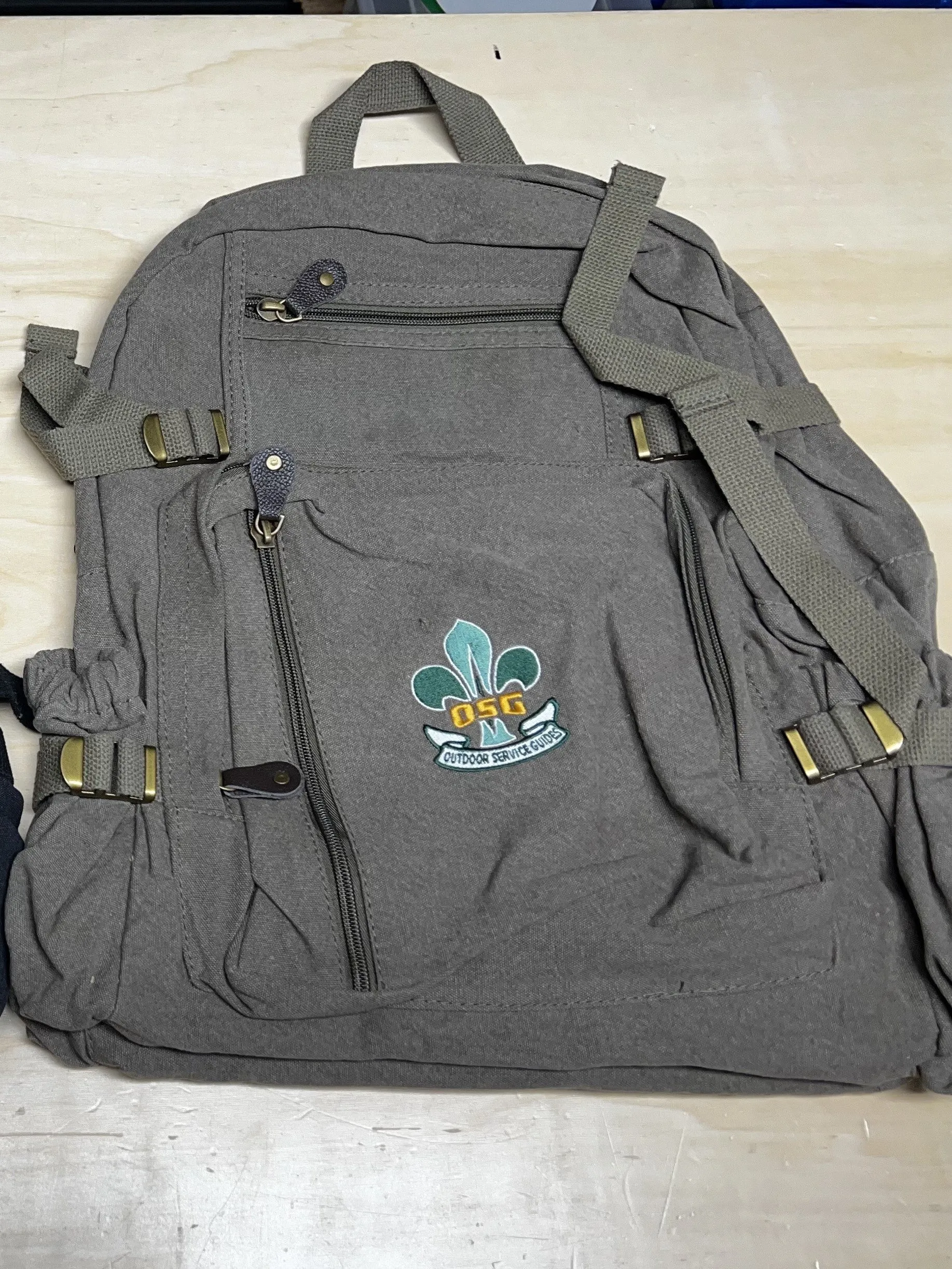 Jumbo Backpack, Vintage Canvas w/ OSG Logo