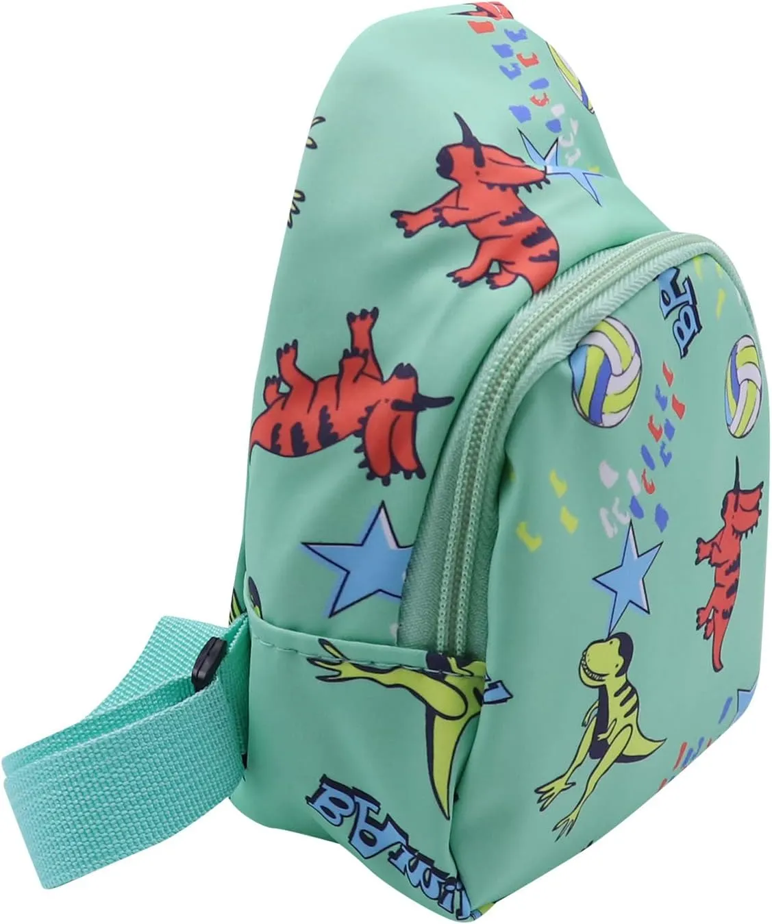 JUMISEE Cute Unicorn Dinosaur Crossbody Chest Bag Cartoon Sling Shoulder Bag for Travelling Hiking