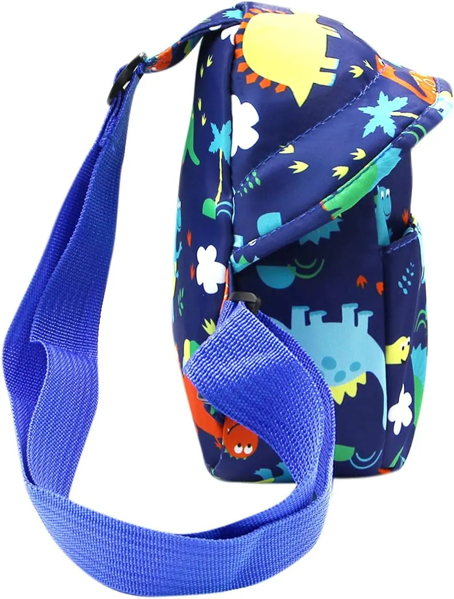 JUMISEE Cute Unicorn Dinosaur Crossbody Chest Bag Cartoon Sling Shoulder Bag for Travelling Hiking