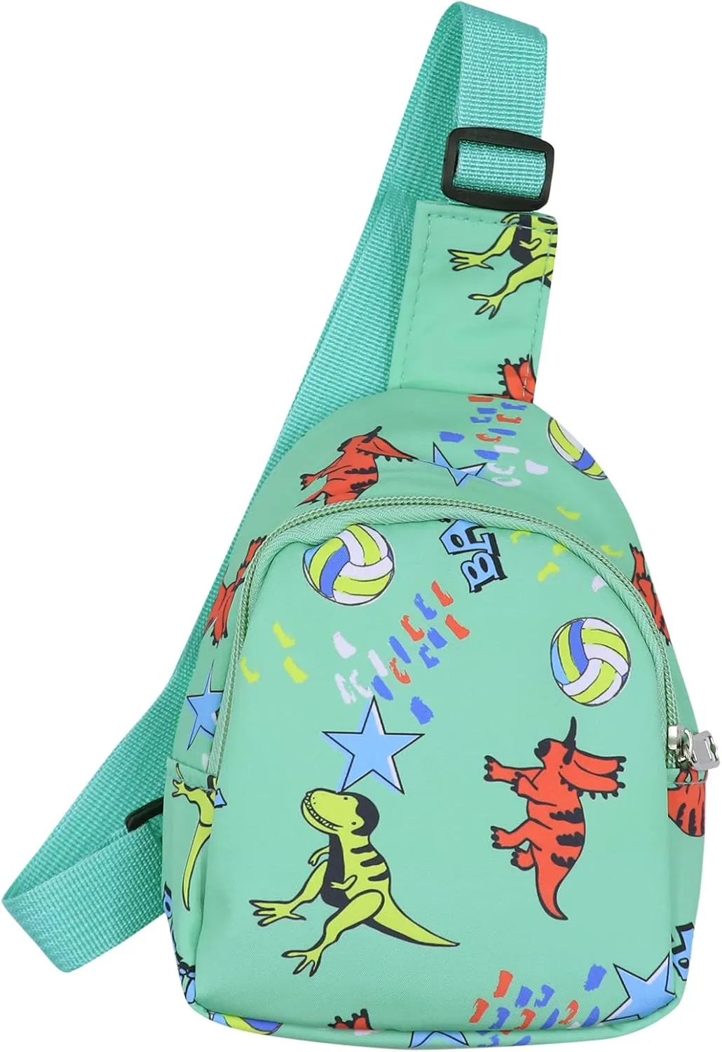 JUMISEE Cute Unicorn Dinosaur Crossbody Chest Bag Cartoon Sling Shoulder Bag for Travelling Hiking