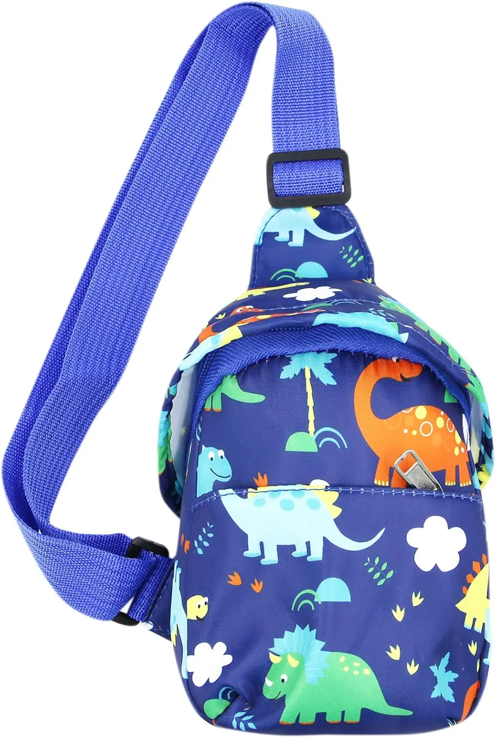 JUMISEE Cute Unicorn Dinosaur Crossbody Chest Bag Cartoon Sling Shoulder Bag for Travelling Hiking
