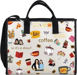 JYTAPP TV Show Tote Inspired Makeup Bag Fan Gift Luke's Diner Coffee Inspired Gift (Tote Bag 2)