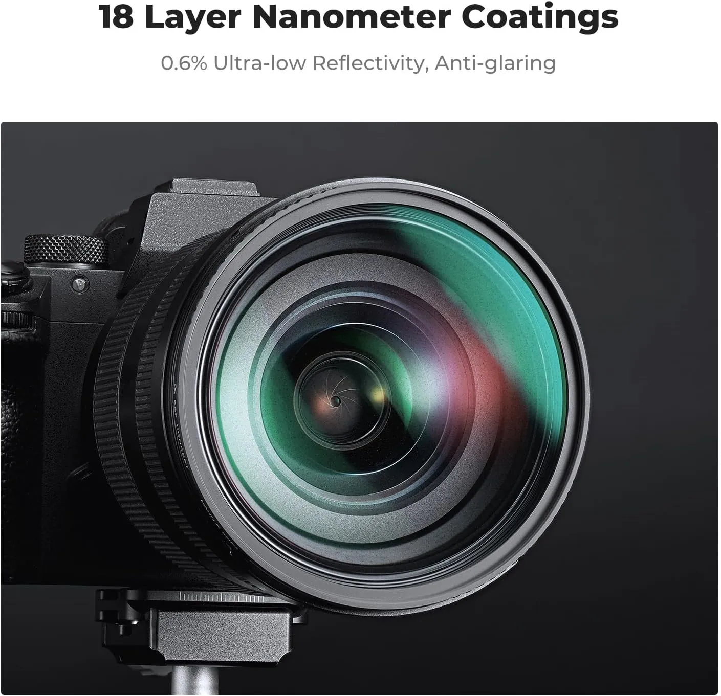 K&F Concept 82mm Black Diffusion 1/4 & 1/8 Filters Kit Mist Cinematic Effect Filters Set with Multi-Layer Coated for Camera Lens - K Series