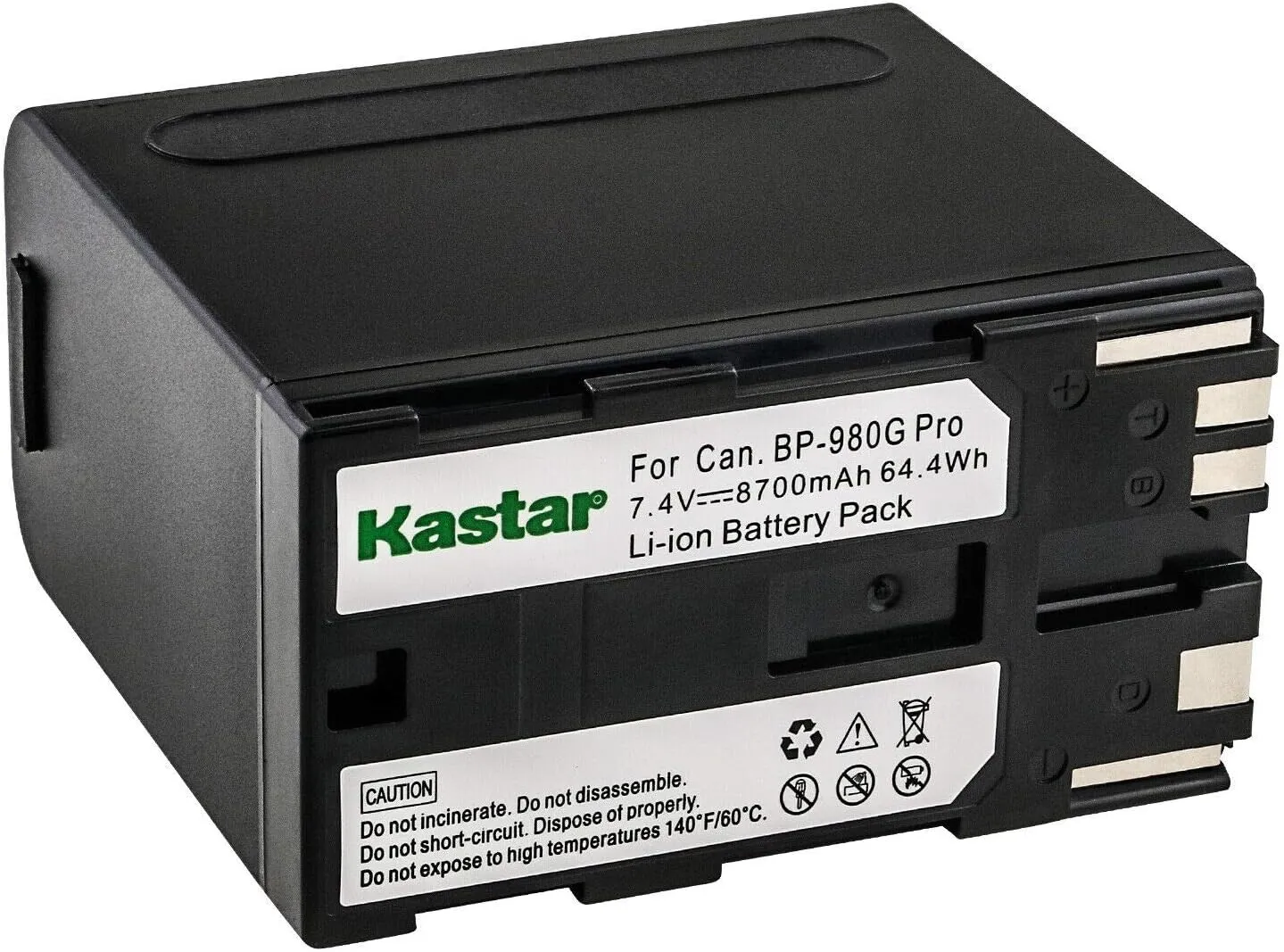 Kastar 3 Pack Battery Compatible with Canon G10Hi G15Hi G20Hi G30Hi G35Hi G45Hi C2 FV1 DM-MV1 MV10 MV20 E1 E2 E30 E65AS G1000 G1500 G2000 GL-1 GL-2 MV10i MV20i MV100i MV200i Optura Pi Ultura Vistura