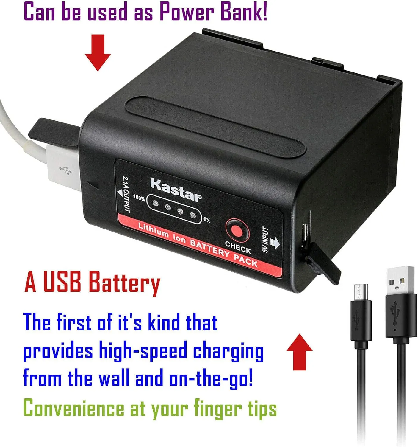 Kastar 3 Pack Battery Compatible with Canon G10Hi G15Hi G20Hi G30Hi G35Hi G45Hi C2 FV1 DM-MV1 MV10 MV20 E1 E2 E30 E65AS G1000 G1500 G2000 GL-1 GL-2 MV10i MV20i MV100i MV200i Optura Pi Ultura Vistura