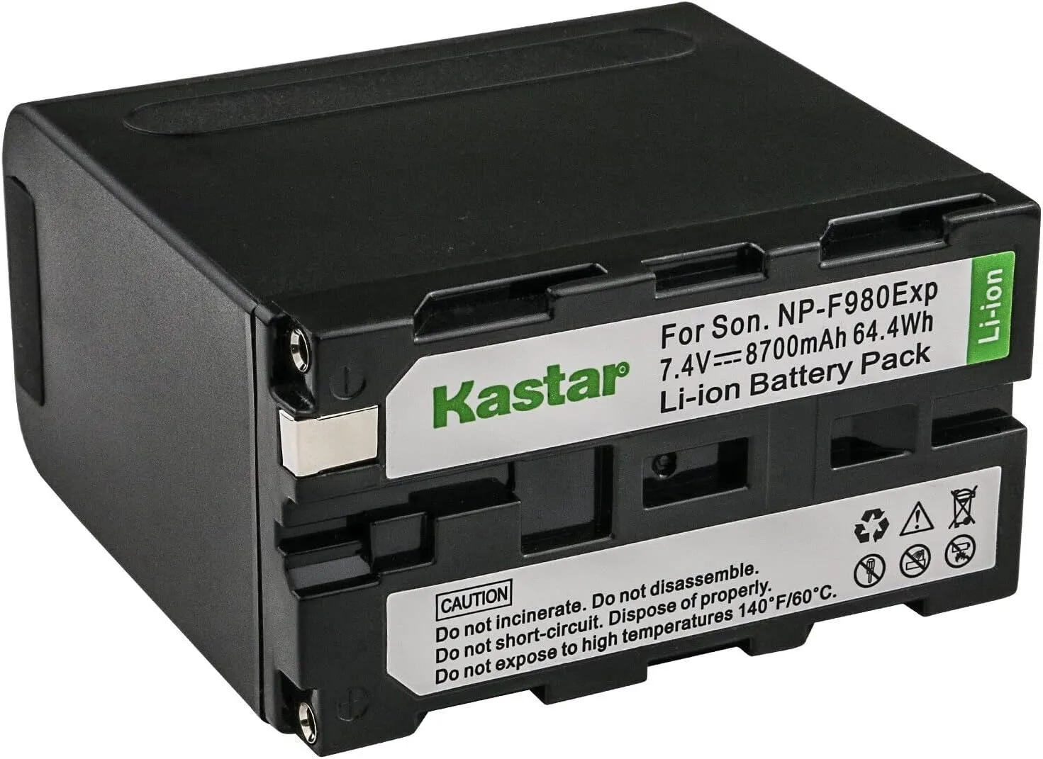 Kastar 4-Pack NP-F980EXP Battery and LTD2 USB Charger Compatible with DSR-V10 EVO-250 DKC-FP3GV-A100 GV-A500 GV-A500E GV-A700 GV-D200 GV-D300 GV-D700 GV-D800 GV-D900 GV-HD700E HDR-AX2000 Camera