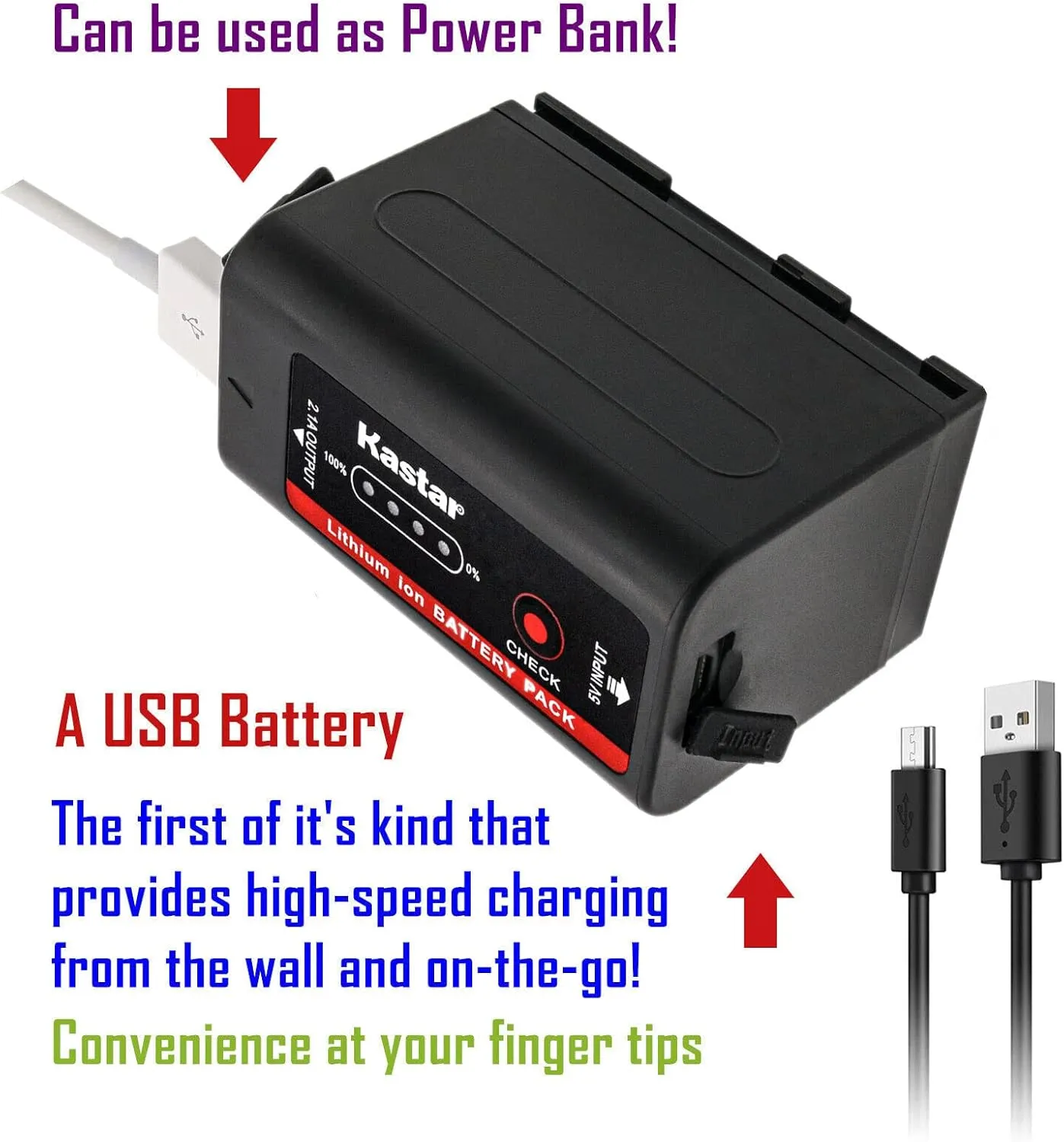 Kastar BP-950G Pro Battery 1-Pack Replacement for Canon G15Hi, G20Hi, G30Hi, G35Hi, G45Hi, G1000, G1500, G2000, GL1 GL-1 DM-GL1, GL2 GL-2 DM-GL2, MV1, MV10 MV10i, MV20 MV20i, MV100 MV100i Camera