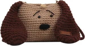 Kawaii Messenger Bag for Women, Knitted Kawaii Wallet, Bear Coin Purse Suitability Animal Purses for Little Girls