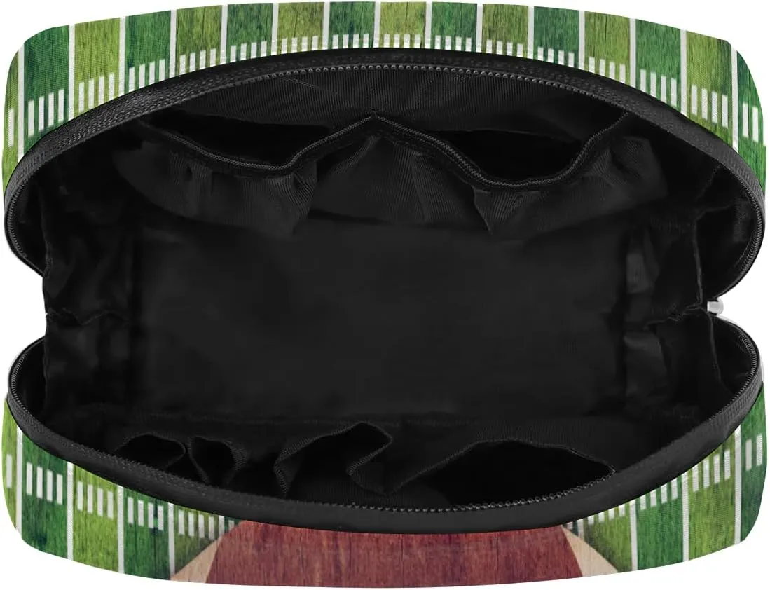 Kids Toiletry Bag for Boys, Small Cute Football Wash Bag for Little Young Boys Waterproof Cosmetic Weekender Bag Toddler Traveling Toiletries