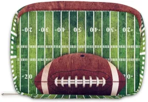 Kids Toiletry Bag for Boys, Small Cute Football Wash Bag for Little Young Boys Waterproof Cosmetic Weekender Bag Toddler Traveling Toiletries