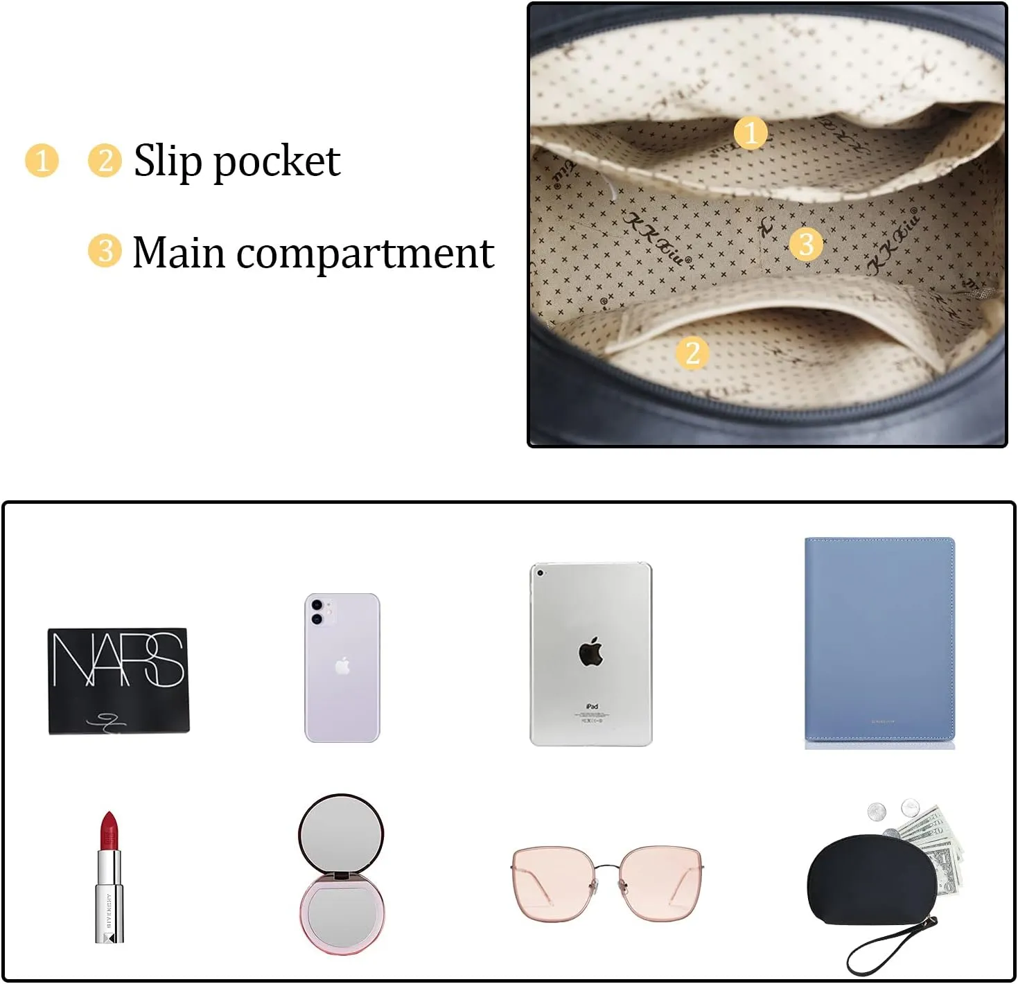 KKXIU Fashion Small Synthetic Leather Backpack Purse For Women and Ladies with Tassel (Coffee)