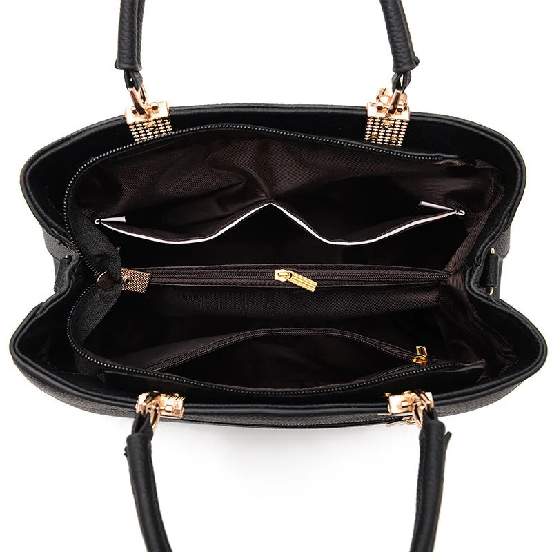 Korean Style Fashionable Bow Portable Mother Handbags