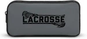 Lacrosse Funny Pencil Case Big Capacity Pen Holder Bag Makeup Pouch Stationery Organizer for Office Travel