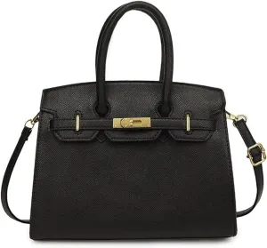Ladies handbag shoulder bag crossbody bag(Black)