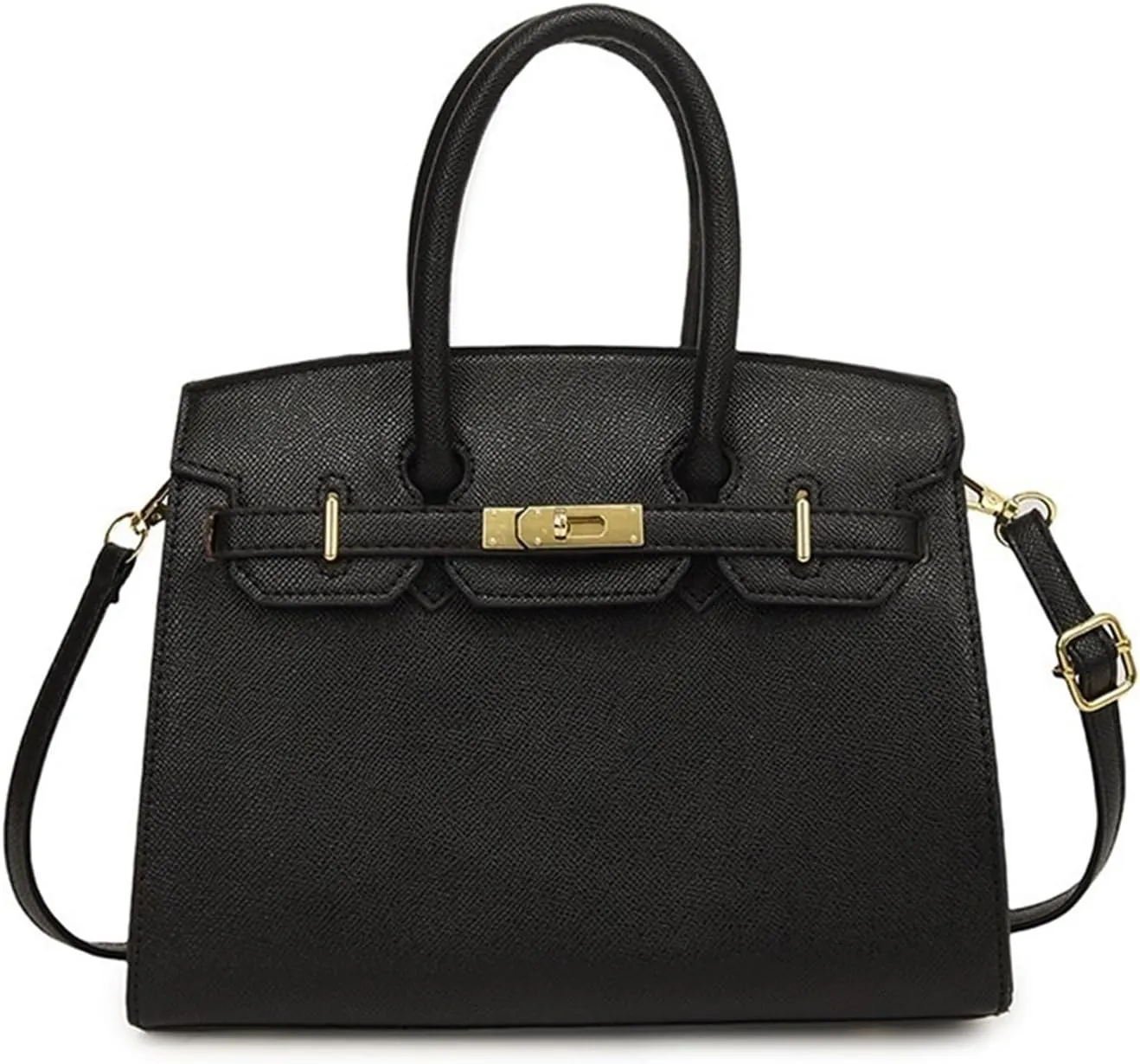 Ladies handbag shoulder bag crossbody bag(Black)